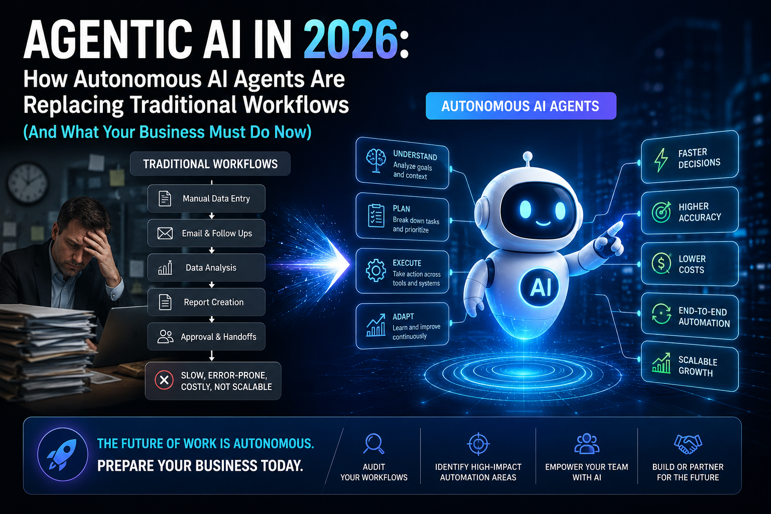 Agentic AI Automation 2026: How Autonomous AI Agents Are Replacing Traditional Workflows